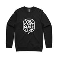 YCMIU Men's Stencil Crew Sweater