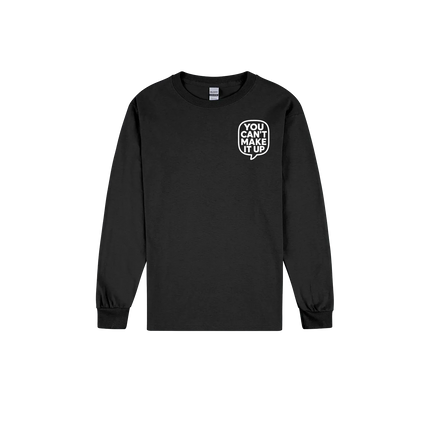Black front flat lay