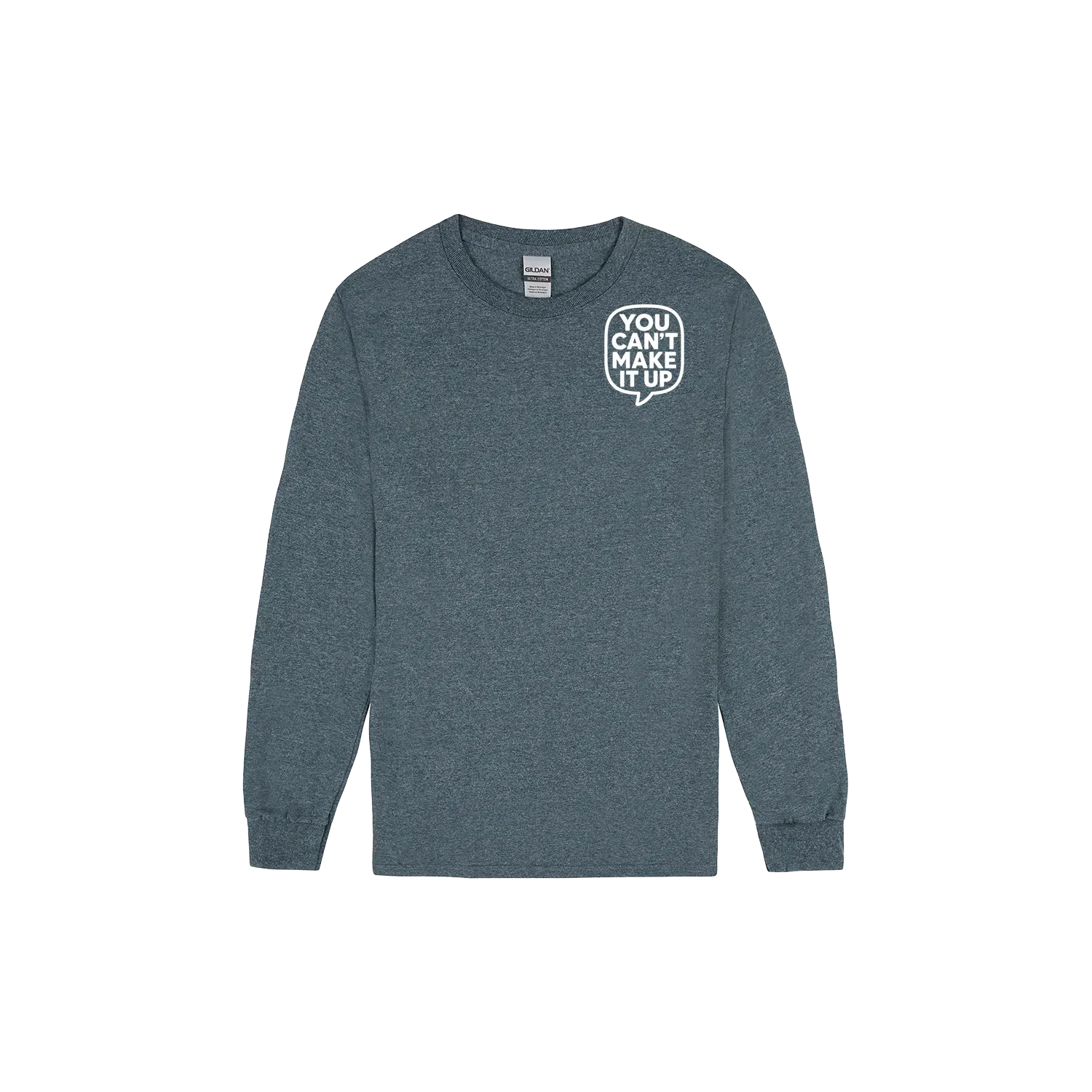 Dark Heather front flat lay