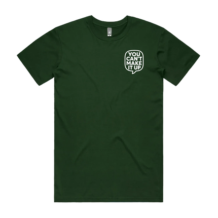 Forest Green front flat lay