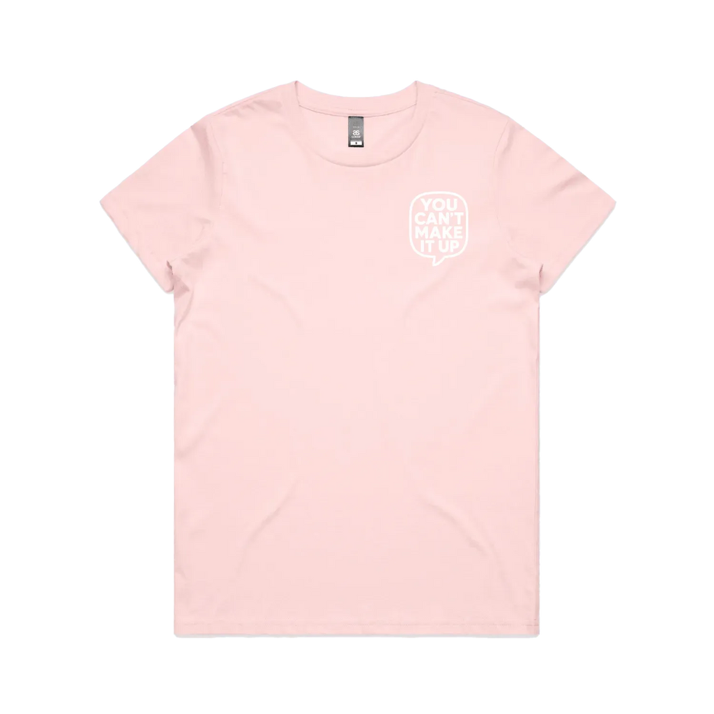 Pink front flat lay