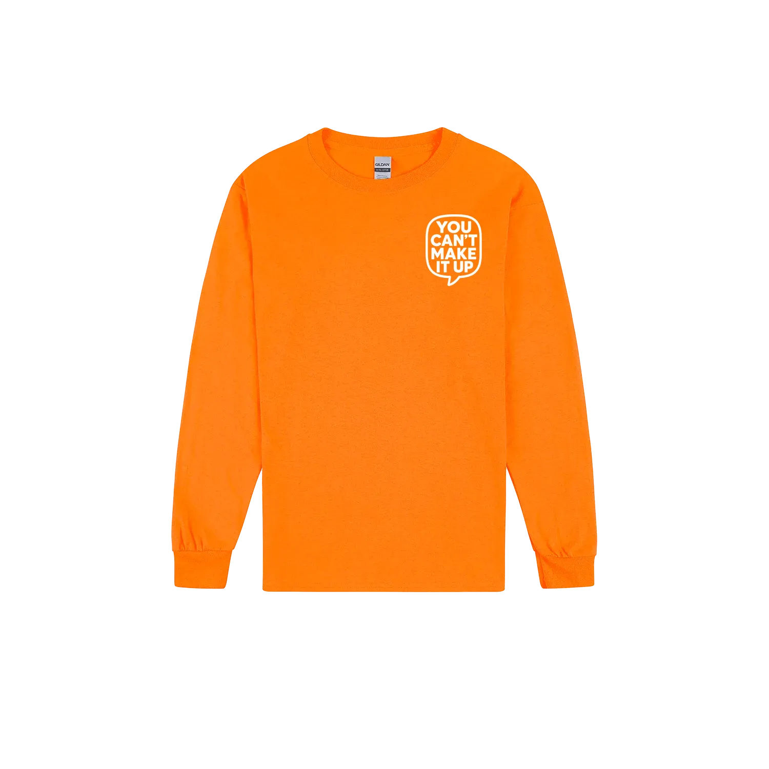 Safety Orange front flat lay