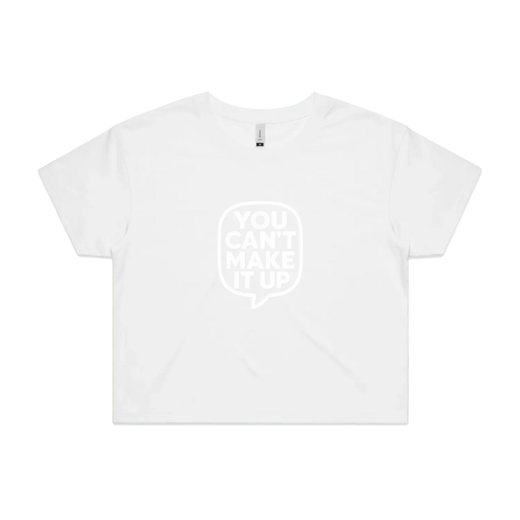 White front flat lay