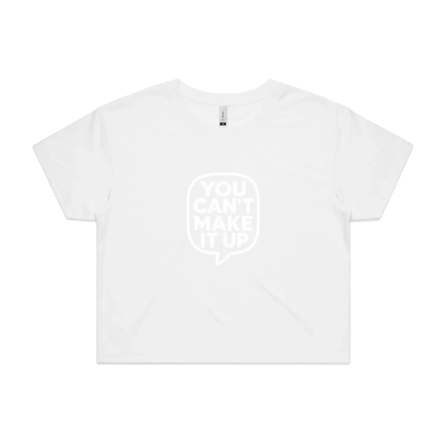 White front flat lay