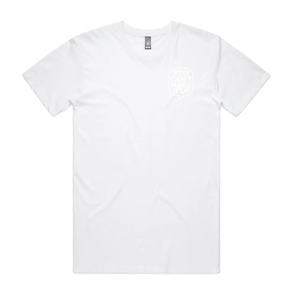White front flat lay