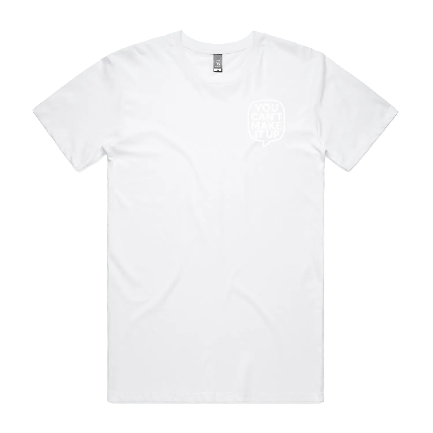White front flat lay