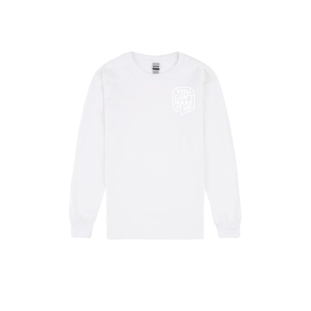 White front flat lay