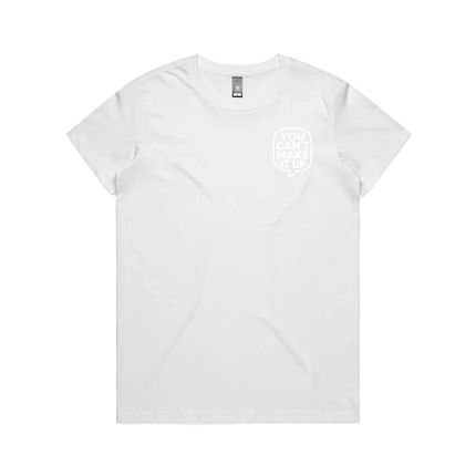 White front flat lay