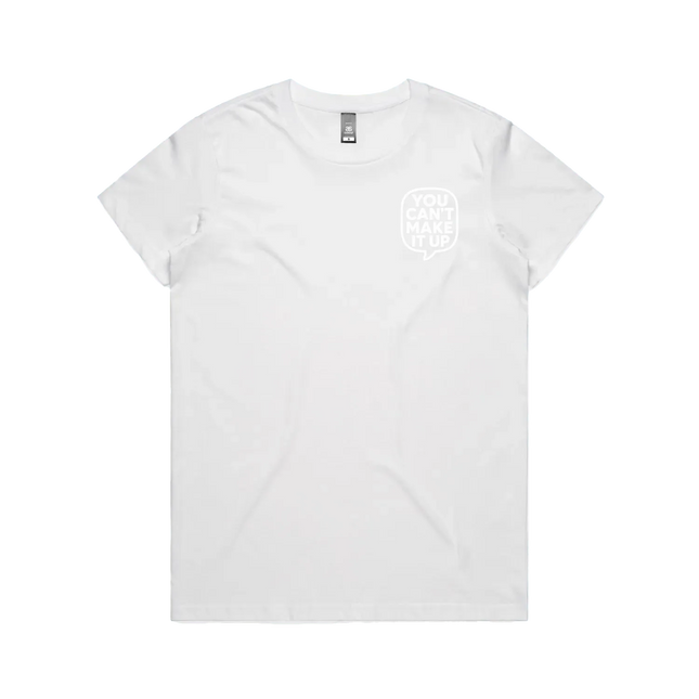 White front flat lay