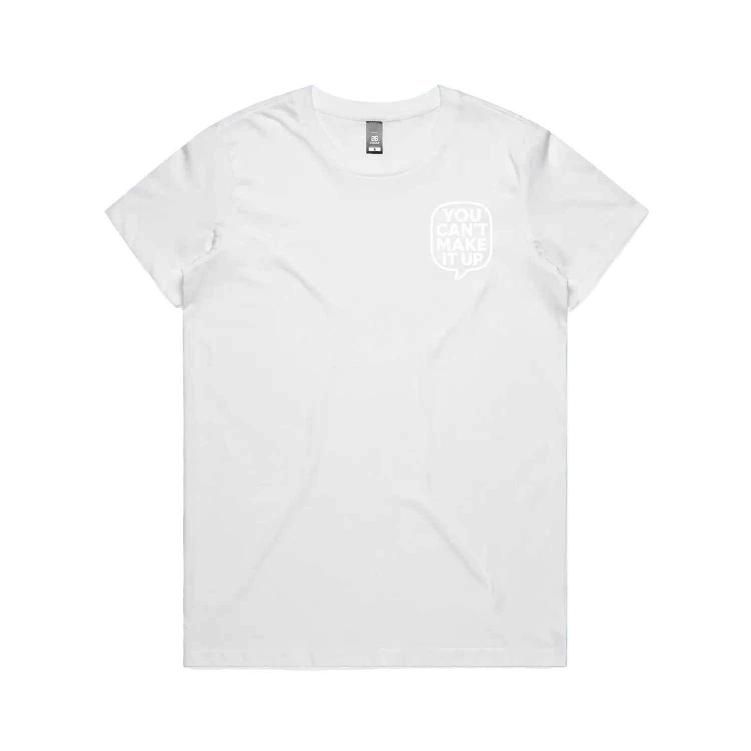 White front flat lay
